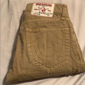 True Religion Slim Khaki Jeans